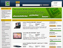 Tablet Screenshot of lenovo.percom.de